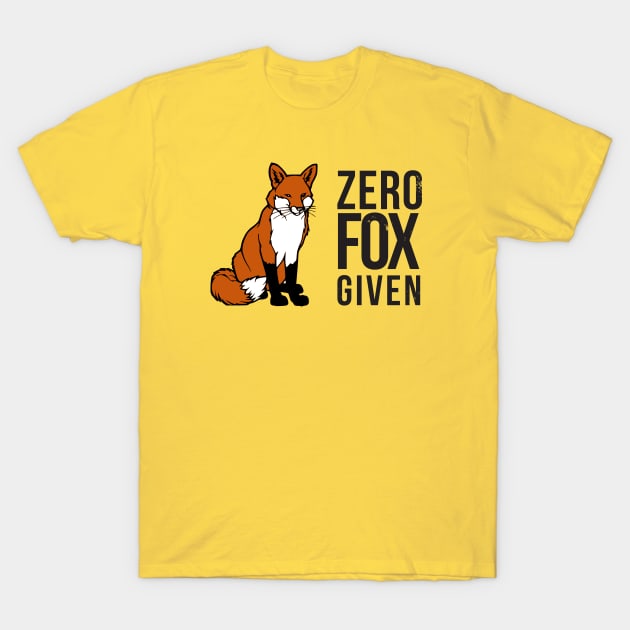 Zero Fox Given T-Shirt by PopCycle